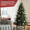 7.5ft. Unlit Green Slim Fir Artificial Christmas Tree
